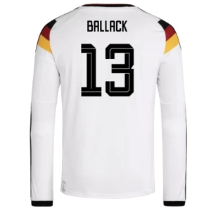 Fotbalové Dresy Německo Ballack #13 MS 2026 Domácí Dlouhý Rukáv