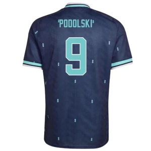 Fotbalové Dresy Německo Podolski #9 MS 2026 Venkovní