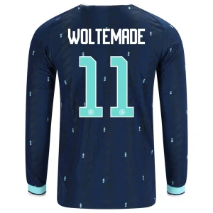 Fotbalové Dresy Německo Woltemade #11 MS 2026 Venkovní Dlouhý Rukáv