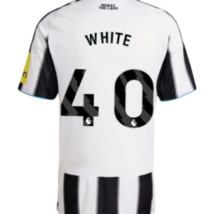 Fotbalové Dresy Newcastle United White #40 Domácí 2025/26