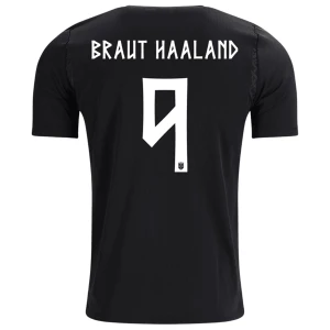 Fotbalové Dresy Norsko Braut Haaland #9 MS 2026 Venkovní