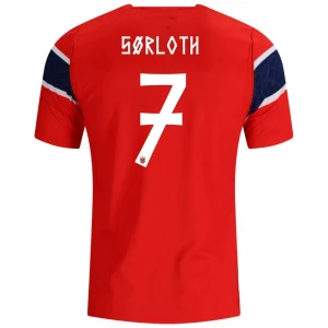 Fotbalové Dresy Norsko Sorloth #7 MS 2026 Domácí