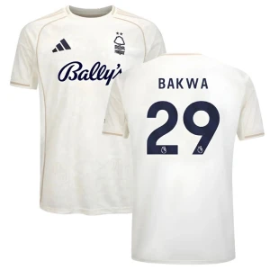 Fotbalové Dresy Nottingham Forest FC Bakwa #29 Venkovní 2025/26