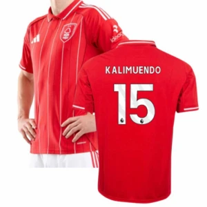 Fotbalové Dresy Nottingham Forest FC Kalimuendo #15 Domácí 2025/26