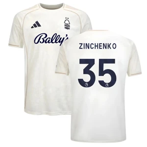 Fotbalové Dresy Nottingham Forest FC Zinchenko #35 Venkovní 2025/26