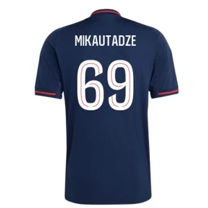 Fotbalové Dresy Olympique Lyonnais Georges Mikautadze #69 Venkovní 2025/26