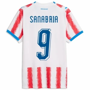 Fotbalové Dresy Paraguay Sanabria #9 MS 2026 Domácí