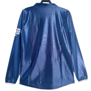 Fotbalové Dresy Paris Saint-Germain PSG 2001-02 Retro Domácí Dlouhý Rukáv
