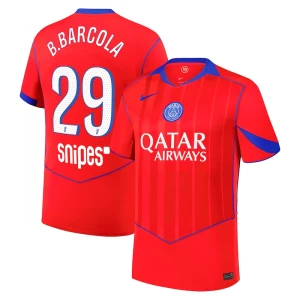 Fotbalové Dresy Paris Saint-Germain PSG B.Barcola #29 Třetí 2025/26