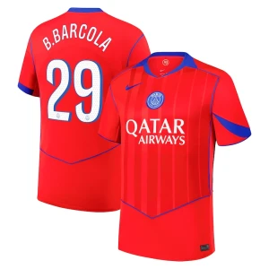Fotbalové Dresy Paris Saint-Germain PSG B.Barcola #29 Třetí Cup 2025/26