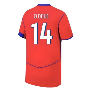 Fotbalové Dresy Paris Saint-Germain PSG D. Doue #14 Třetí 2025/26
