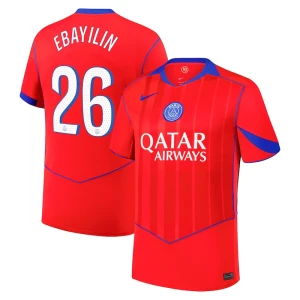 Fotbalové Dresy Paris Saint-Germain PSG Ebayilin #26 Třetí 2025/26