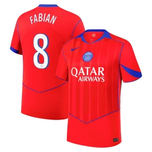 Fotbalové Dresy Paris Saint-Germain PSG Fabian #8 Třetí Cup 2025/26