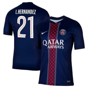 Fotbalové Dresy Paris Saint-Germain PSG L. Hernandez #21 Domácí Cup 2025/26
