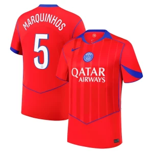 Fotbalové Dresy Paris Saint-Germain PSG Marquinhos #5 Třetí Cup 2025/26