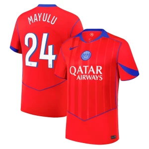 Fotbalové Dresy Paris Saint-Germain PSG Mayulu #24 Třetí Cup 2025/26