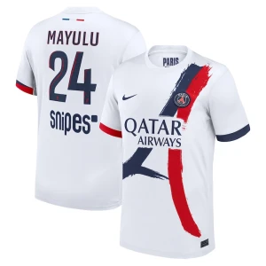 Fotbalové Dresy Paris Saint-Germain PSG Mayulu #24 Venkovní 2025/26