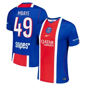 Fotbalové Dresy Paris Saint-Germain PSG Mbaye #49 Domácí 2026-27