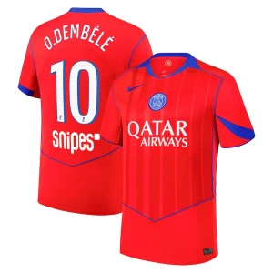 Fotbalové Dresy Paris Saint-Germain PSG O.Dembele #10 Třetí 2025/26