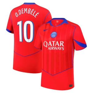 Fotbalové Dresy Paris Saint-Germain PSG O.Dembele #10 Třetí Cup 2025/26