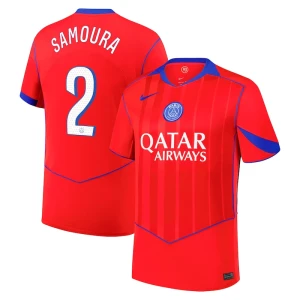 Fotbalové Dresy Paris Saint-Germain PSG Samoura #2 Třetí 2025/26