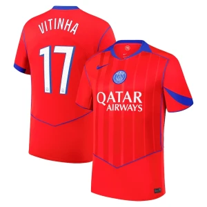 Fotbalové Dresy Paris Saint-Germain PSG Vitinha #17 Třetí Cup 2025/26