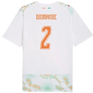 Fotbalové Dresy Pobřeží Slonoviny Diomande #2 MS 2026 Venkovní