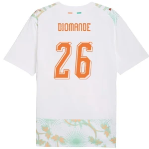 Fotbalové Dresy Pobřeží Slonoviny Diomande #26 MS 2026 Venkovní