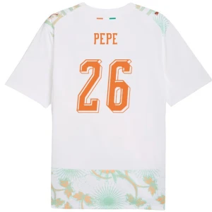 Fotbalové Dresy Pobřeží Slonoviny Pepe #26 MS 2026 Venkovní
