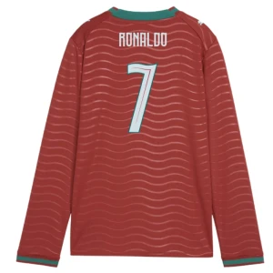 Fotbalové Dresy Portugalsko Cristiano Ronaldo #7 MS 2026 Domácí Dlouhý Rukáv