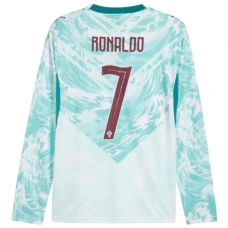 Fotbalové Dresy Portugalsko Cristiano Ronaldo #7 MS 2026 Venkovní Dlouhý Rukáv