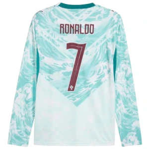 Fotbalové Dresy Portugalsko Cristiano Ronaldo #7 MS 2026 Venkovní Dlouhý Rukáv