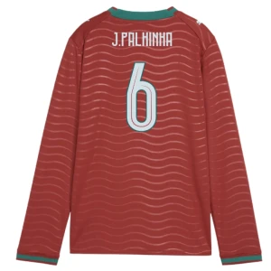 Fotbalové Dresy Portugalsko J. Palhinha #6 MS 2026 Domácí Dlouhý Rukáv