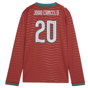 Fotbalové Dresy Portugalsko Joao Cancelo #20 MS 2026 Domácí Dlouhý Rukáv
