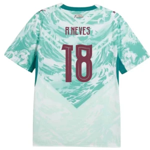 Fotbalové Dresy Portugalsko R. Neves #18 MS 2026 Venkovní