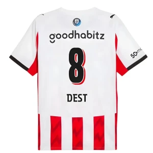 Fotbalové Dresy PSV Eindhoven Dest #8 Domácí 2025/26