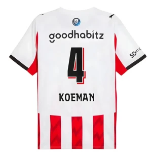 Fotbalové Dresy PSV Eindhoven Koeman #4 Domácí 2025/26