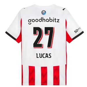 Fotbalové Dresy PSV Eindhoven Lucas #27 Domácí 2025/26