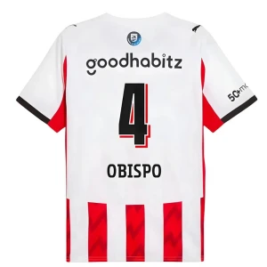 Fotbalové Dresy PSV Eindhoven Obispo #4 Domácí 2025/26