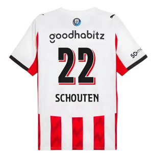 Fotbalové Dresy PSV Eindhoven Schouten #22 Domácí 2025/26