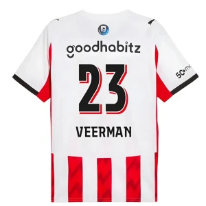 Fotbalové Dresy PSV Eindhoven Veerman #23 Domácí 2025/26