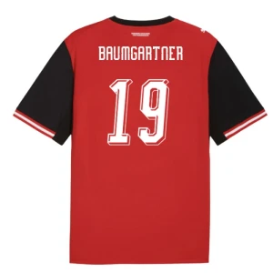 Fotbalové Dresy Rakousko Baumgartner #19 MS 2026 Domácí