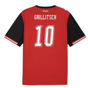 Fotbalové Dresy Rakousko Grillitsch #10 MS 2026 Domácí
