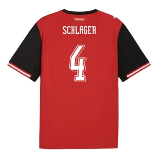 Fotbalové Dresy Rakousko Schlager #4 MS 2026 Domácí