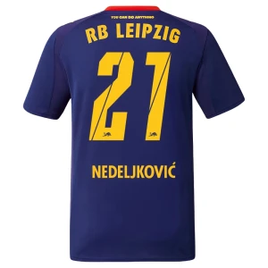 Fotbalové Dresy RB Leipzig Nedeljkovic #21 Venkovní 2025/26