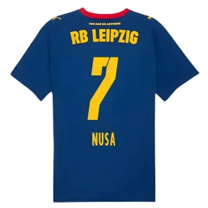Fotbalové Dresy RB Leipzig Nusa #7 Venkovní 2025/26