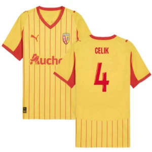 Fotbalové Dresy RC Lens Celik #4 Domácí 2025/26