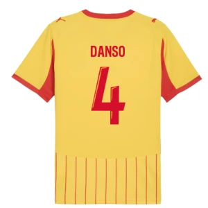 Fotbalové Dresy RC Lens Danso #4 Domácí 2025/26