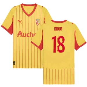Fotbalové Dresy RC Lens Diouf #18 Domácí 2025/26
