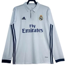 Fotbalové Dresy Real Madrid 2016-17 Retro Domácí Dlouhý Rukáv
